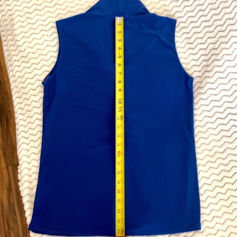 SLEEVELESS BLUE TOP - Picture 5 of 5
